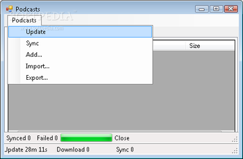 UnnamedPodcastDownloader screenshot 2