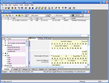 Unsniff Network Analyzer screenshot