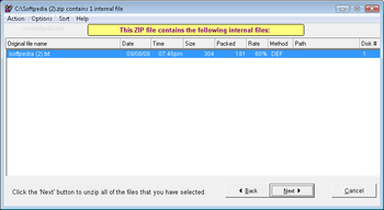 Unzip Wizard screenshot 3