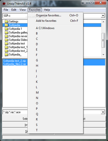 UnzipThemAll screenshot 3
