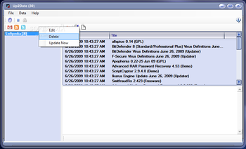 Up2Date screenshot