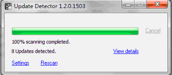 Update Detector screenshot