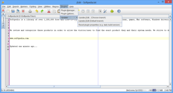 Updater for jEdit screenshot