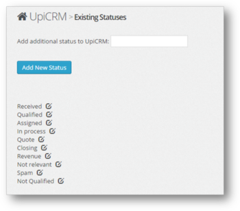 UpiCRM screenshot