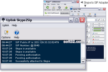 Uplink Skype to Sip Adapter screenshot 2