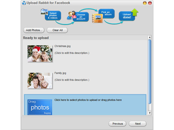 Upload Rabbit for Facebook screenshot 2