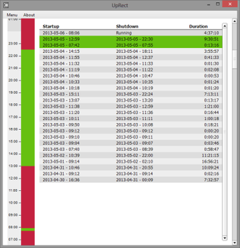 UpRect screenshot