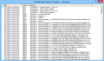 UpSafe Gmail Backup Freeware screenshot 9