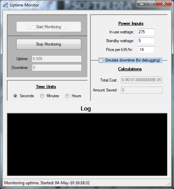 Uptime Monitor screenshot