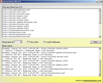 UptimeMonitor PRO screenshot