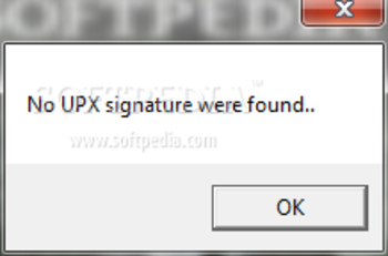 UPX Unpacker screenshot 2
