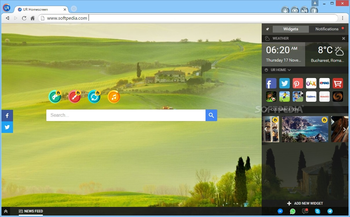 UR Browser screenshot