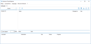 Uranium Cloud Explorer screenshot