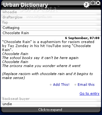 Urban Dictionary screenshot