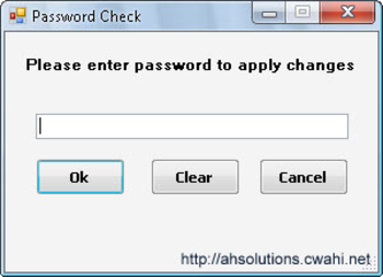 URC Access Modes screenshot