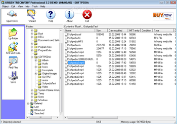 Urgentrecovery Professional screenshot