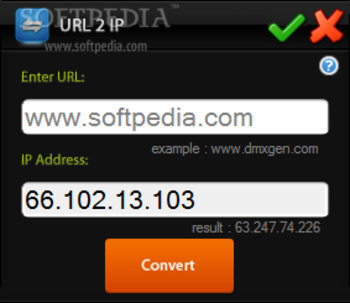 URL 2 IP screenshot