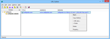 URL Gather Portable screenshot