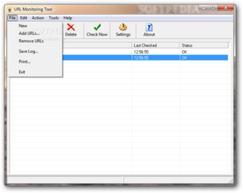 URL Monitoring Tool screenshot 2