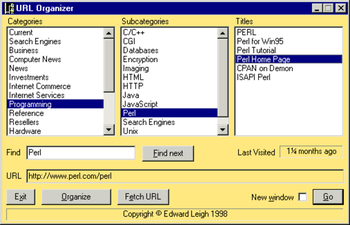 URL Organizer 1 screenshot 2