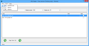 URL Radar Free version screenshot 2