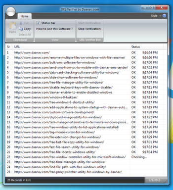 URL Verifier screenshot