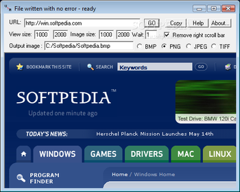 URL2BMP screenshot