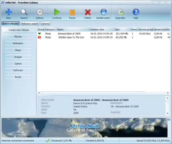 Urlin.Net Client screenshot