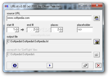 URList screenshot