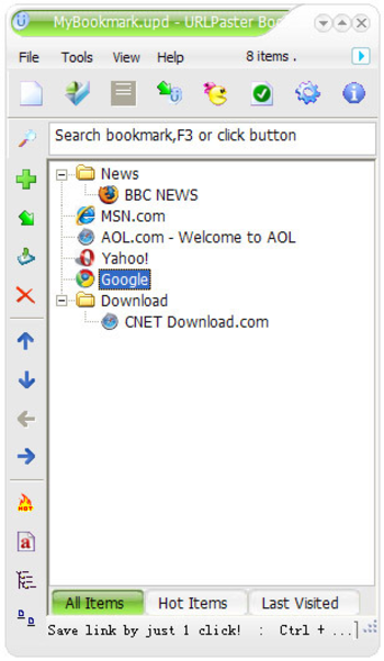 UrlPaster Lite screenshot