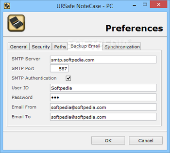 URSafe NoteCase - PC screenshot 6