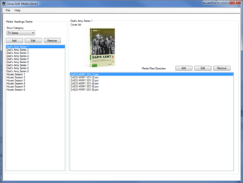 Ursus Media Library screenshot