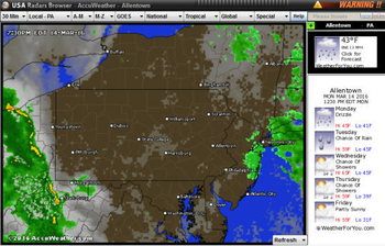 USA Radars Weather Software screenshot