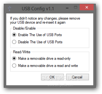 USB Config screenshot