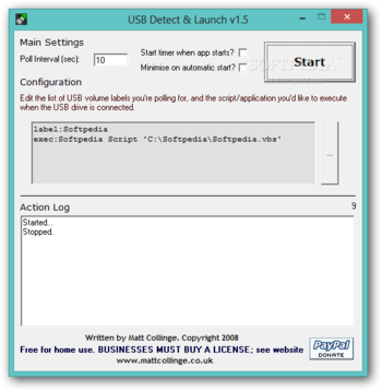 USB Detect & Launch screenshot