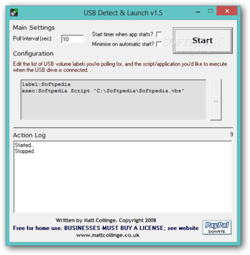 USB Detect & Launch Portable screenshot 1