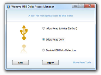 USB Disks Access Manager screenshot