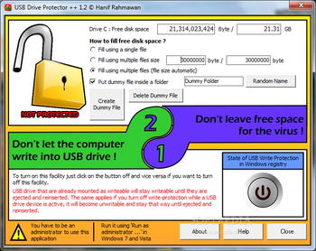 USB Drive Protector ++ screenshot