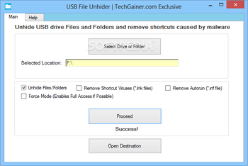 USB File Unhider screenshot