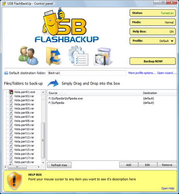 USB Flash Backup screenshot
