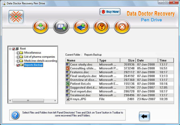 USB Flash Drive File Recovery screenshot