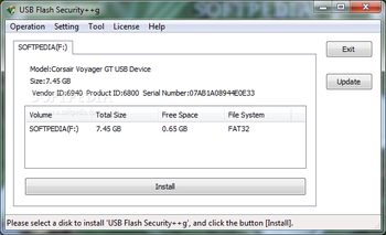 USB Flash Security#g screenshot