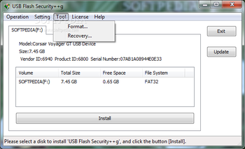 USB Flash Security++g screenshot 3