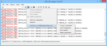 USB HID Logger screenshot 2
