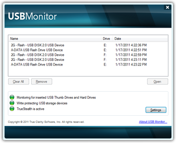 USB Monitor screenshot