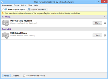 USB Network Gate screenshot