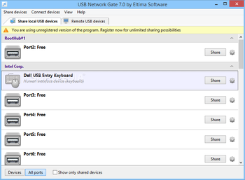USB Network Gate screenshot 2