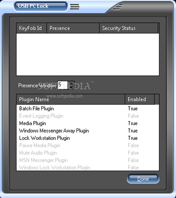 USB PC Lock Pro screenshot
