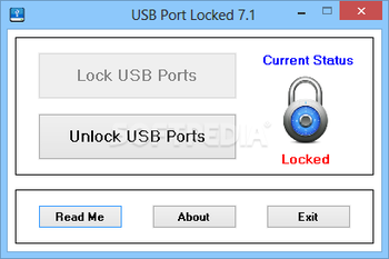 USB Port Locked screenshot