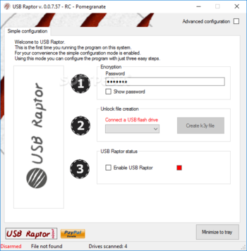 USB Raptor screenshot